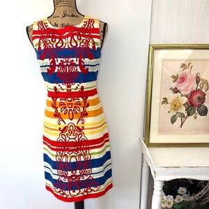 Anthropologie Tabitha Banded Totem Dress Sz 2